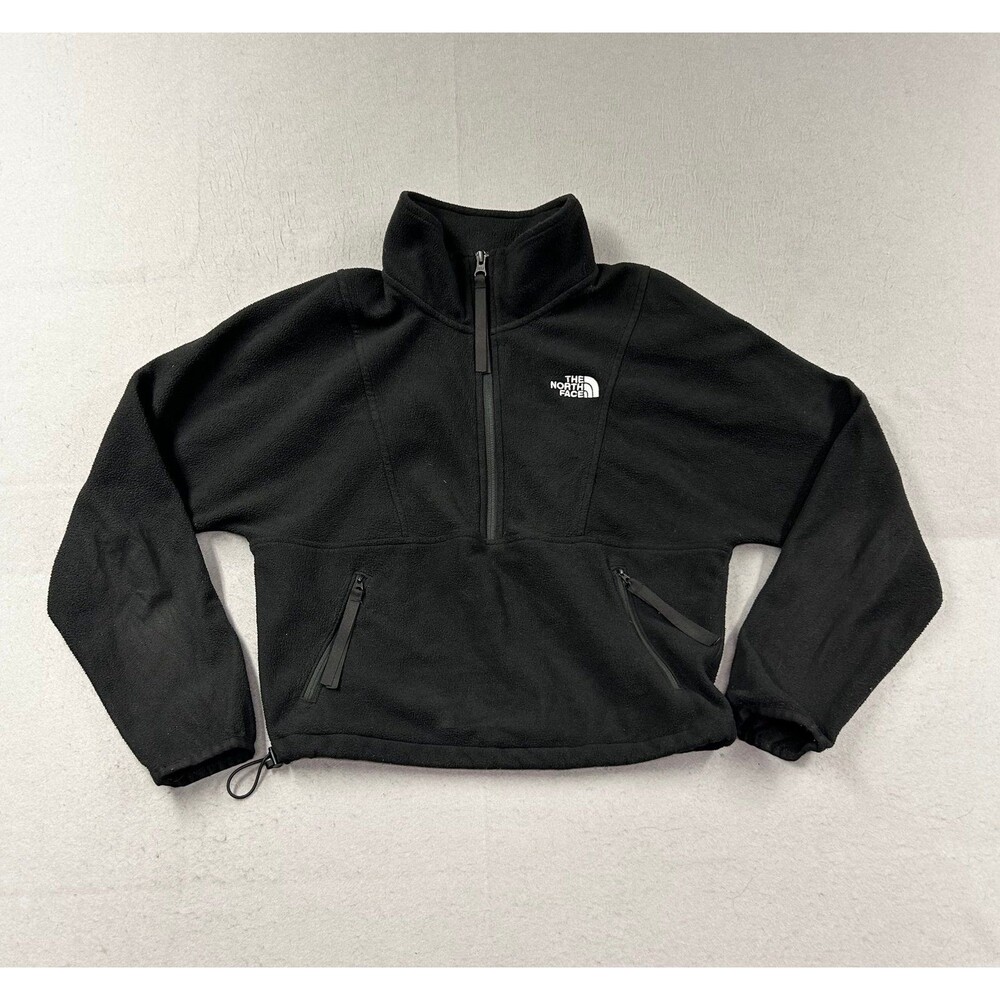 The North Face Black Fleece 1/4 Zip Pullover Jacket Women's